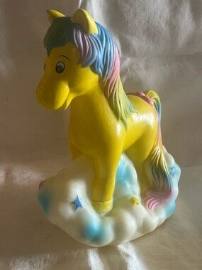 Vintage 1984 SOMA Rainbow Unicorn Piggy Bank